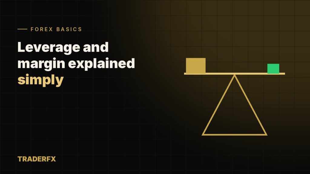 Leverage in forex illustrated as a balance scale